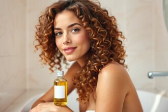 Cheveux brillants et nourris grâce à l'huile de nigelle
