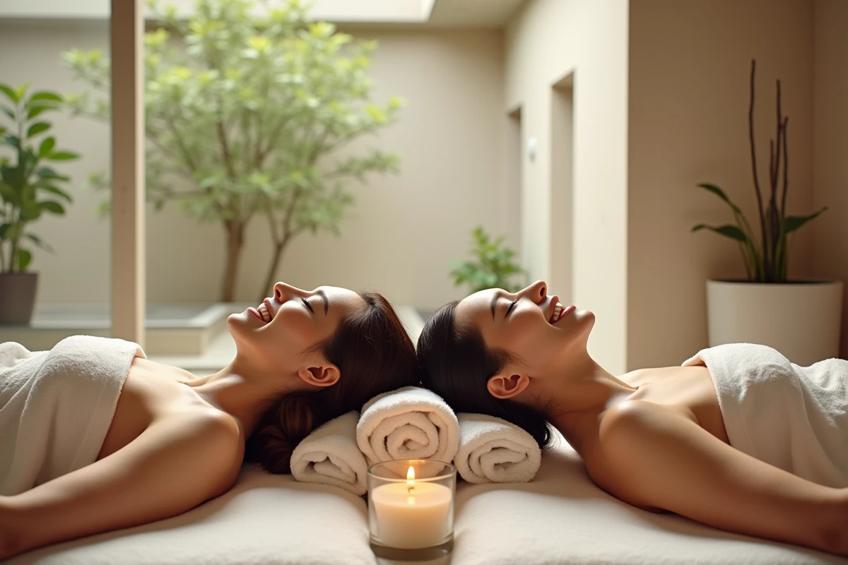 Deux femmes riant lors d