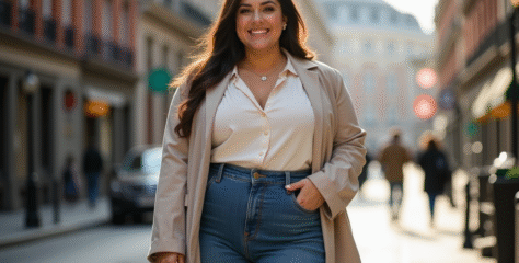 Tenue adaptée quand on est ronde avec ventre : Conseils mode féminine